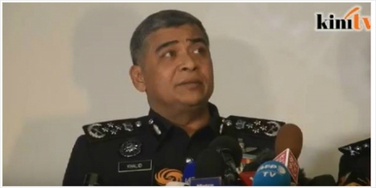 칼리드 아부 바카르 말레이시아 경찰청장. 사진=유튜브 영상 캡처 