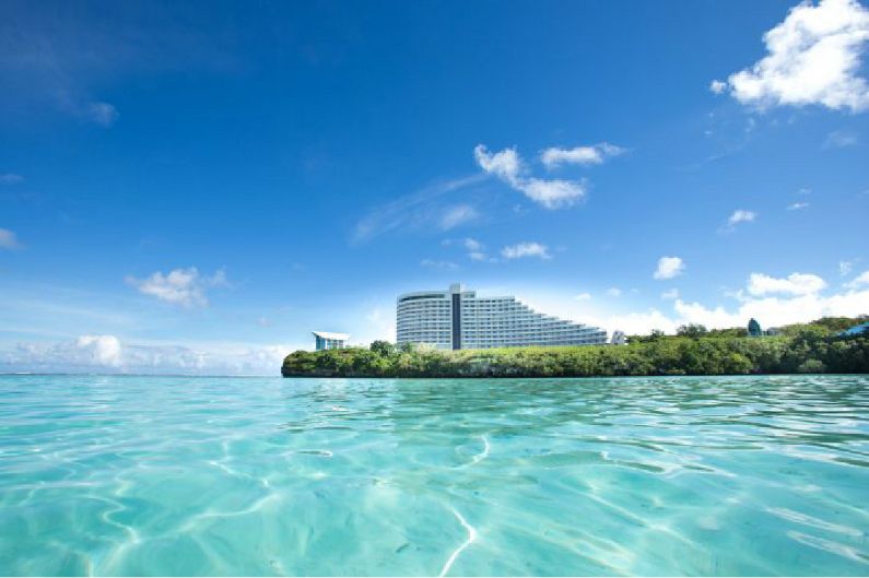 호텔 니코 괌을 바라 본 모습. (사진=자유투어 제공)