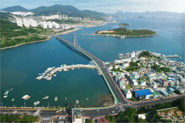 웅천~소호 해상교량 조감도(사진=여수시)