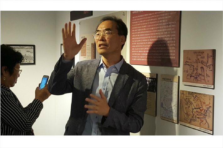 여순항쟁을 설명하는 주철희 박사(사진=고영호 기자)
