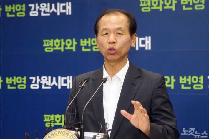 강원FC 구단주 최문순 강원도지사.(사진=강원도 제공)
