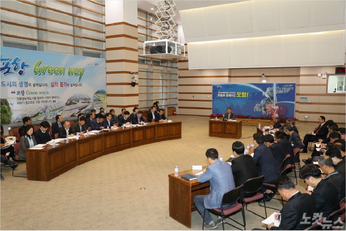 2019년 주요업무계획보고회(사진=포항시 제공)