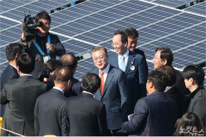 새만금 재생에너지 비전 선포식 자료사진(사진=전북도청 제공)
