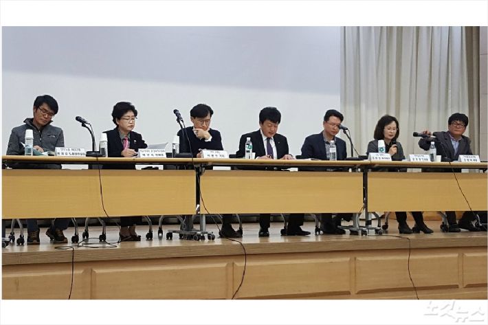토론회 지정 토론자들(사진=고영호 기자)