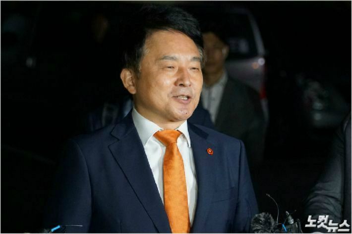 지난 9월 경찰 소환 조사에 응하는 원희룡 제주지사. (자료사진)