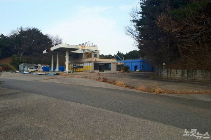 화상경마장이 들어서게 될 강원 양양군 손양면의 한 부지. (사진=유선희 기자)