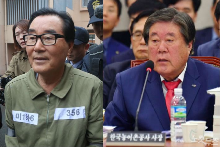 수뢰혐의를 받는 최규호 전 전북교육감(왼쪽)과 범인 도피 교사 혐의를 받는 최규성 전 한국농어촌공사 사장(오른쪽). (사진=자료사진)