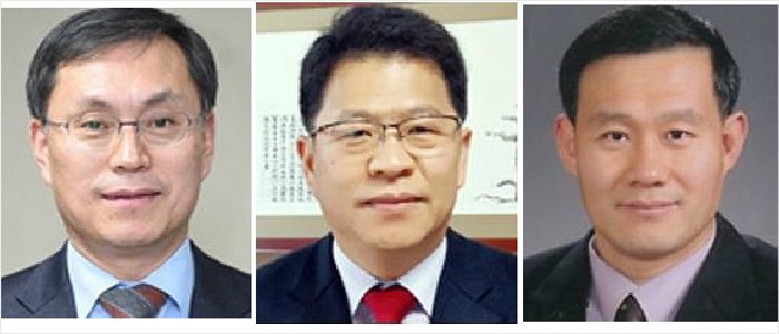 좌로부터 고병기 상무, 변대근 본부장, 강승표 본부장