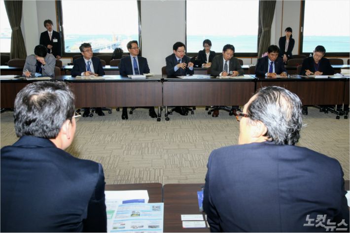 요코하마 기업경영지원재단 방문(사진=경남도청 제공)