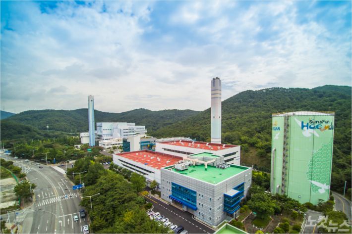 해운대신시가지 집단에너지공급시설(사진=부산환경공단 제공)