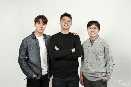 사진 왼쪽부터 민혜기 연구원, 김윤태 연구원, 이창영 교수.(사진 = UNIST 제공)