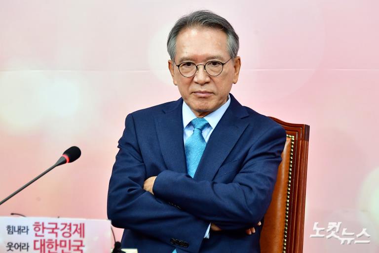 자유한국당 황교안 대표-김형오 공천관리위원장 첫 회동