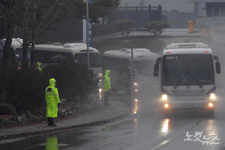 3차 우한 교민들, 이천 도착