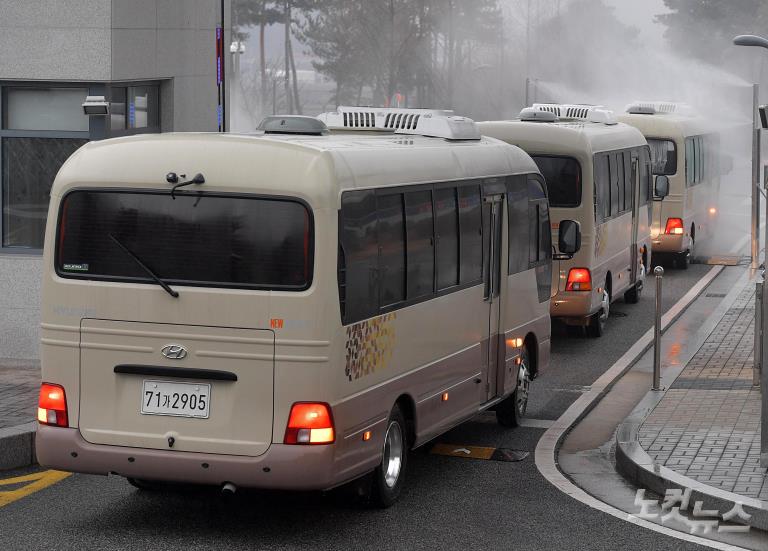 3차 우한 교민들, 이천 도착