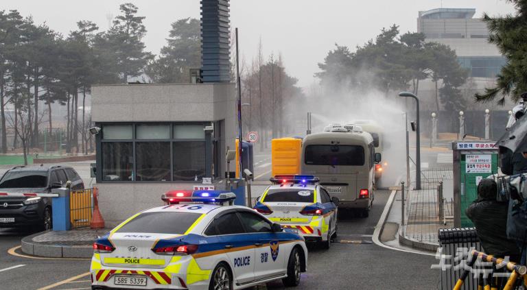 3차 우한 교민들, 이천 도착