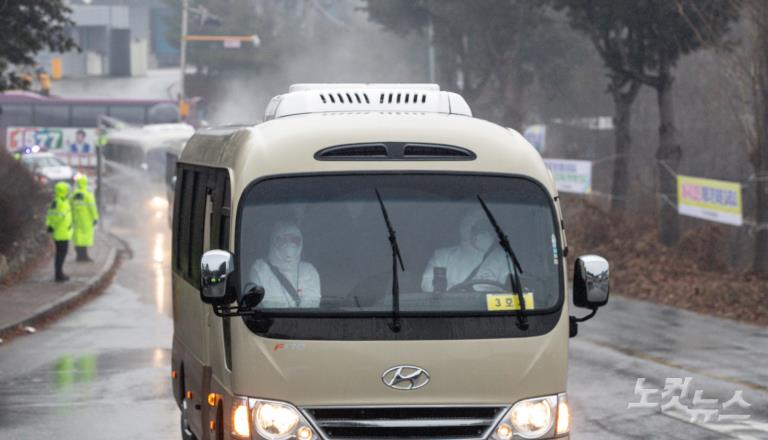 3차 우한 교민들, 이천 도착