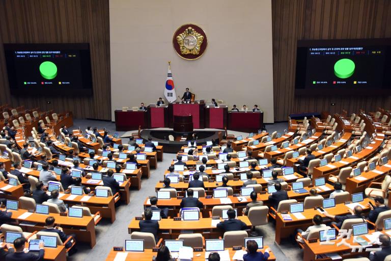 방송통신위원회의 설치 및 운영에 관한 법률 일부개정법률안 본회의 가결