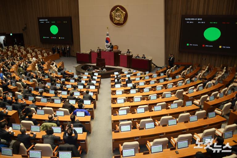 '비상계엄 선포' 국회 본회의