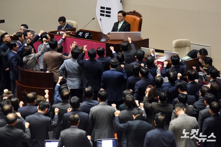 한덕수 권한대행 탄핵안 가결