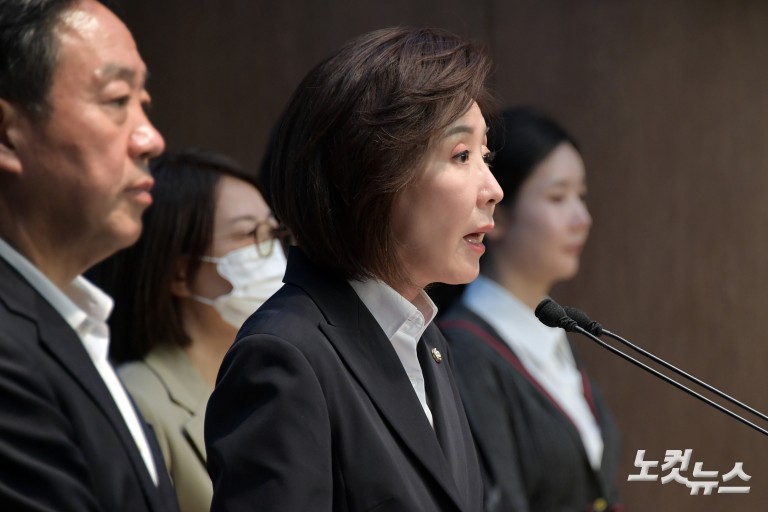 나경원 후보, 교육공약 발표 기자회견
