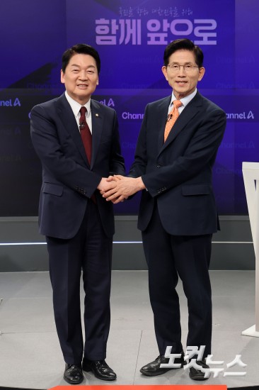 국민의힘 대선 2차 경선 토론회, 안철수-김문수