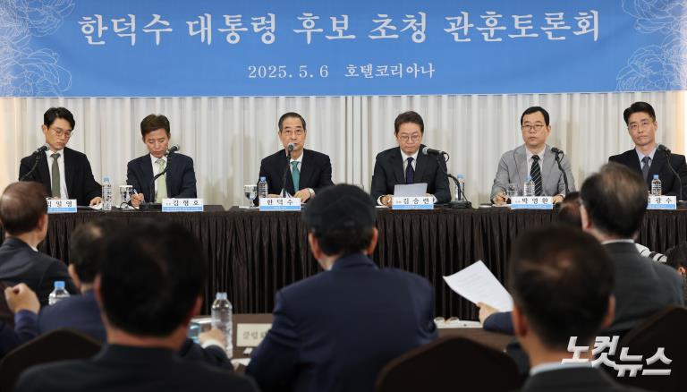 한덕수 대선 예비후보 초청 관훈토론회