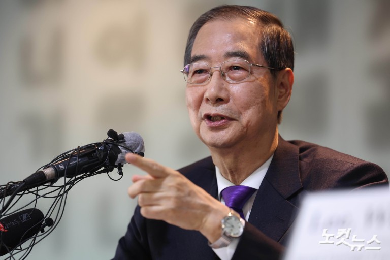 한덕수 초청 외신기자클럽 기자간담회