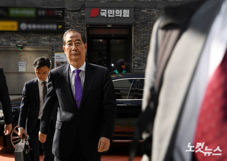 한덕수 "단일화 안 이뤄지면 본후보 등록 안 해"