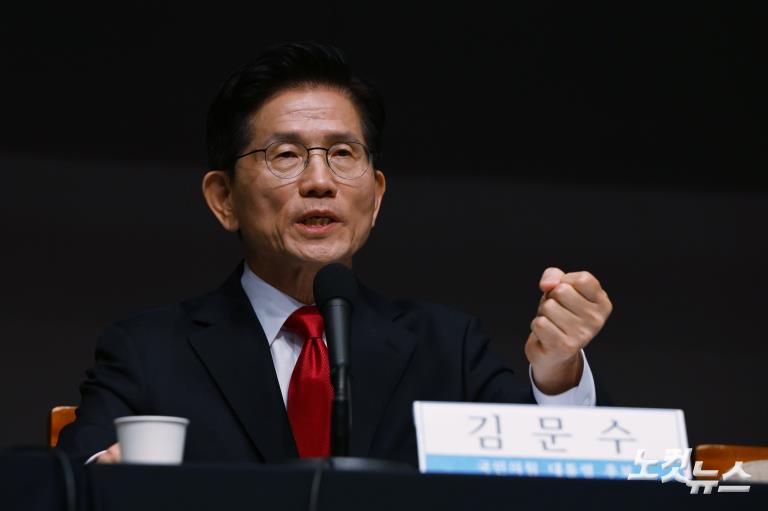 김문수 국민의힘 대선 후보 초청 관훈토론회