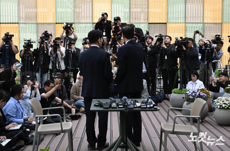 김문수-한덕수, 단일화 관련 2차 회동