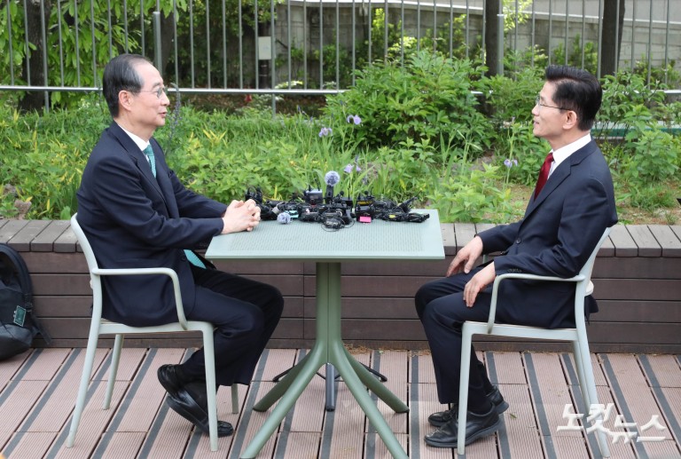 김문수-한덕수, 단일화 관련 2차 회동