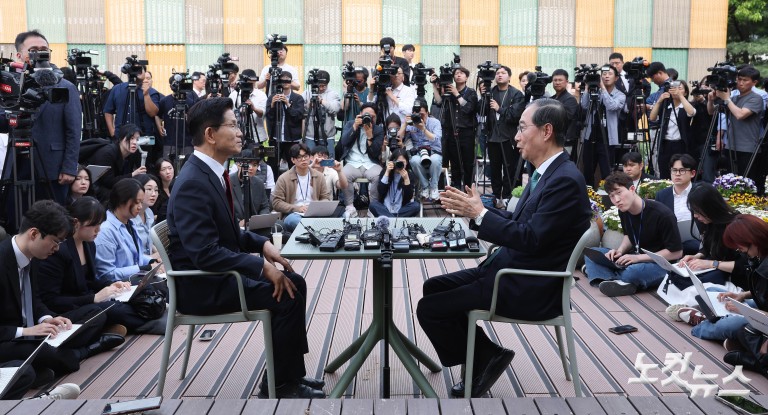 김문수-한덕수, 단일화 관련 2차 회동