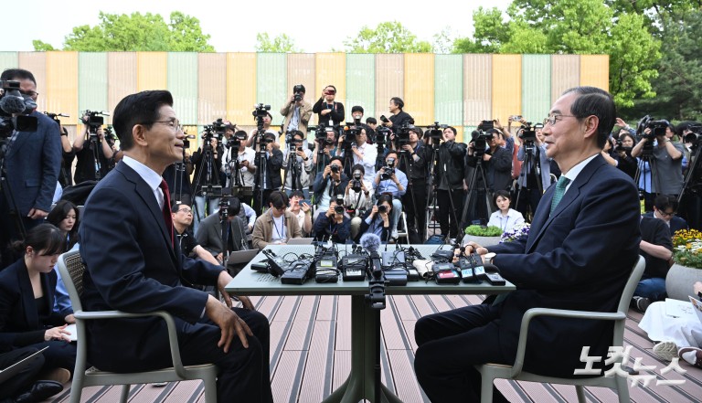 김문수-한덕수, 단일화 관련 2차 회동