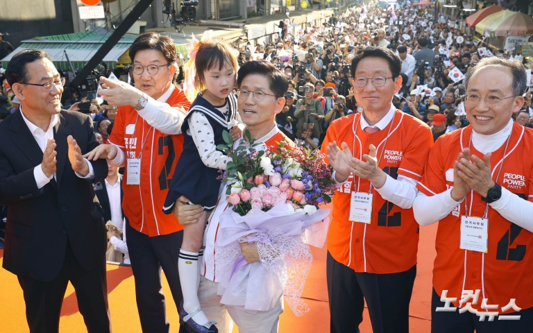 김문수, 대구 서문시장 방문