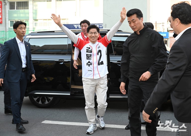 김문수, 대구 서문시장 방문