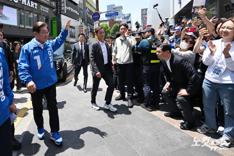 PK 표심 잡기 나선 이재명 후보