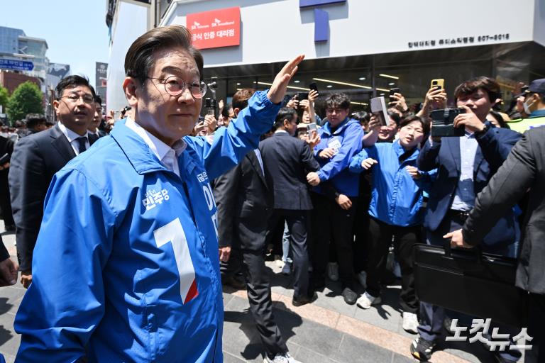 PK 표심 잡기 나선 이재명 후보