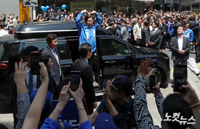 PK 표심 잡기 나선 이재명 후보