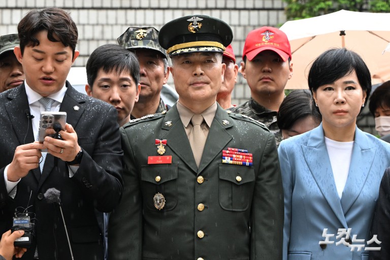 박정훈 대령, 2심 준비기일 출석