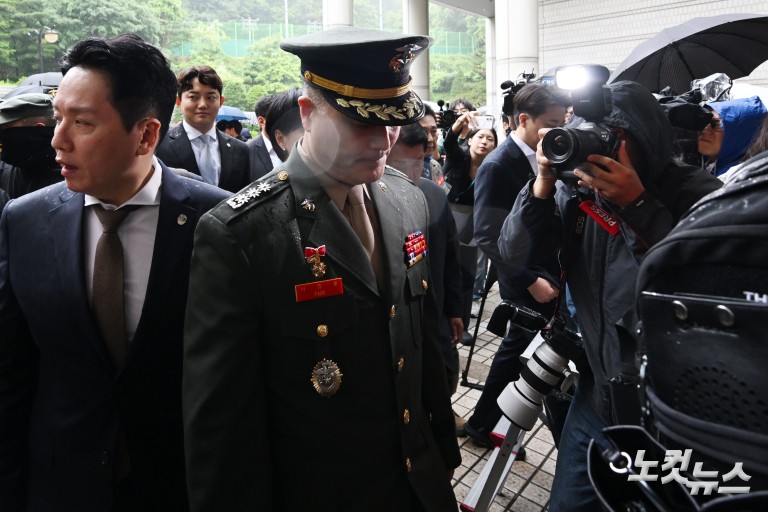 박정훈 대령, 2심 준비기일 출석