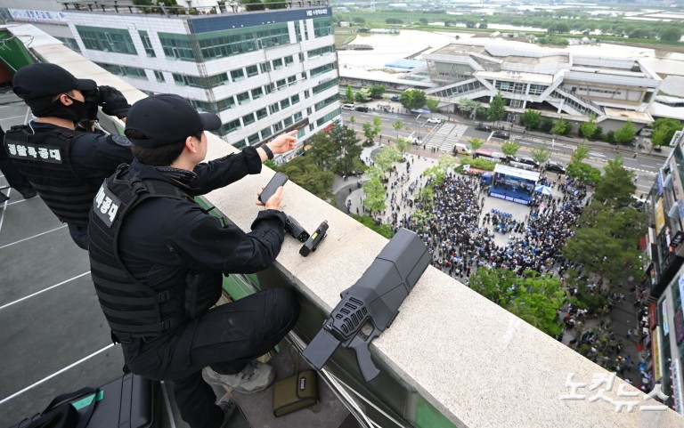이재명, 파주 유세