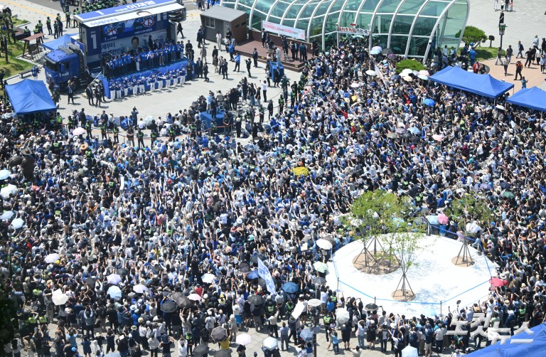 이재명, 대구 유세