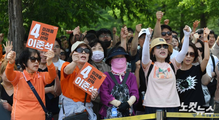 이준석, 동탄서 '논란 정면돌파'