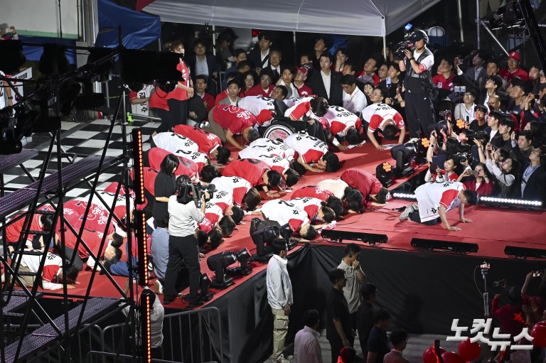 김문수 국민의힘 대선 후보, 서울시청 광장 피날레 유세