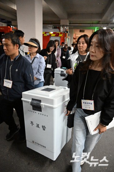 제21대 대통령 선거 개표 작업