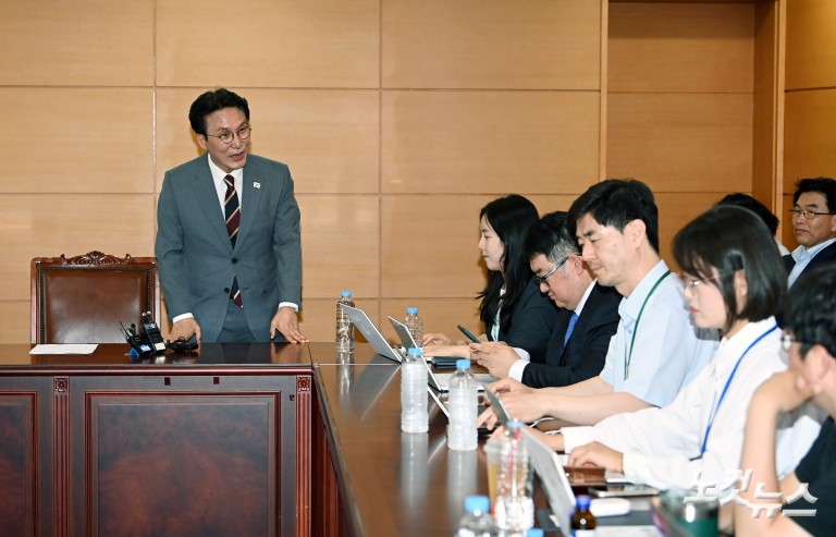 김민석 국무총리 후보자 기자간담회