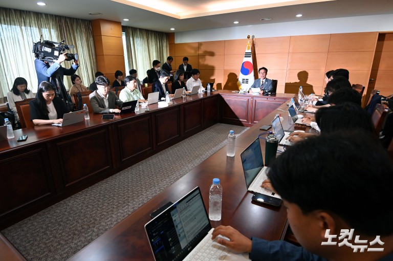 김민석 국무총리 후보자 기자간담회