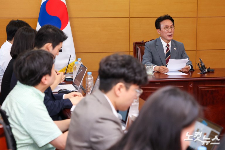 김민석 국무총리 후보자 기자간담회