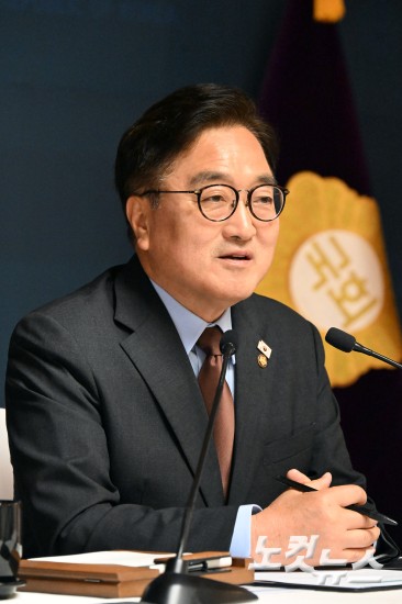 우원식 국회의장, 취임 1주년 기자간담회