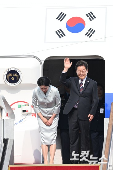 G7 정상회의 순방길 오른 이재명 대통령